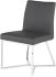 Patrice Dining Chair (Grey with Silver Frame)