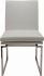 Savine Dining Chair (White with Silver Frame)