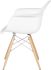 Earnest Dining Chair (Beech Legs - White with Natural Frame)