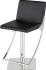 Swing Adjustable Height Stool (Black with Silver Base)