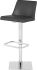 Rome Adjustable Height Stool (Grey with Silver Base)