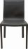 Colter Dining Chair (Dark Grey Leather with Dark Grey Legs)