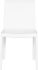 Colter Dining Chair (White Leather with White Legs)