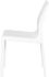 Colter Dining Chair (White Leather with White Legs)