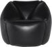 Jasper Occasional Chair (Black Leather)