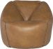 Jasper Occasional Chair (Brown Leather)