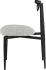Vicuna Dining Chair (Boucle Grey with Black Legs)
