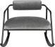 Cyrus Occasional Chair (Limestone Seat with Charred Black Oak Frame)
