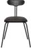 Dayton Dining Chair (Storm Leather Seat with Charred Oak Backrest)