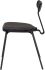 Dayton Dining Chair (Storm Leather Seat with Charred Oak Backrest)
