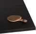 Ping Pong Gaming Table (Ebonized Oak Top with Black Cast Iron Base)