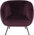 Sofia Occasional Chair (Mulberry with Black Legs)