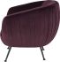 Sofia Occasional Chair (Mulberry with Black Legs)