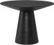 Dania Dining Table (Small - Black with Black Base)