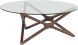 Star Coffee Table (Glass with Tan Base)