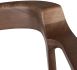 Caitlan Dining Chair (Black Leather with Walnut Frame)