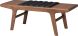 Lucien Occasional Bench (Short - Black with Walnut Frame)