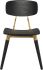 Scholar Dining Chair (Onyx with Gold Accent)