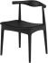 Saal Dining Chair (Onyx with Black Seat)