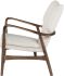 Patrik Occasional Chair (Shell with Walnut Frame)