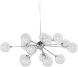 Yves Pendant Light (Clear with Silver Fixture)