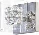 Elsa Sconce Lamp (Clear with Silver Fixture)