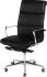 Lucia Office Chair (High Back - Black with Silver Base)