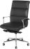 Lucia Office Chair (High Back - Grey with Silver Base)