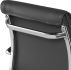 Lucia Office Chair (Low Back - Grey with Silver Base)