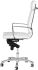 Carlo Office Chair (White with Silver Base)
