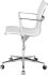 Antonio Office Chair (White with Silver Base)
