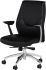 Klause Office Chair (Black with Silver Base)