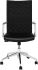 Mia Office Chair (Black with Silver Base)