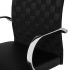 Mia Office Chair (Black with Silver Base)