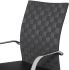 Mia Office Chair (Grey with Silver Base)
