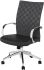 Mia Office Chair (Grey with Silver Base)