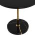 Aida Side Table (Noir Marble & Gold Stainless Steel Stem)