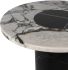Stevie Side Table (Luna Marble & Noir Marble Inlay)