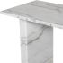 Stories Console Table (White Marble & White Marble Legs)