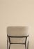 Estella Dining Chair (Almond with Black Frame)