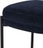 Inna Counter Stool (Backless - Twilight with Black Legs)