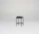 Inna Counter Stool (Backless - Cement with Black Legs)