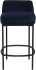 Inna Counter Stool (Low Back - Twilight with Black Legs)