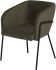 Estella Dining Chair (Safari Fabric & Black Frame)