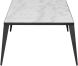 Mink Coffee Table (White with Black Base)