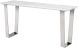 Catrine Console Table (White with Silver Legs)