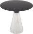 Iris Side Table (Large - Graphite with White Base)