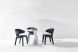 Claudio Dining Table (White with White Base)