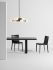 Dylan Pendant Light (Black with White Shade)