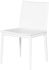 Palma Dining Chair (White Leather with White Legs)